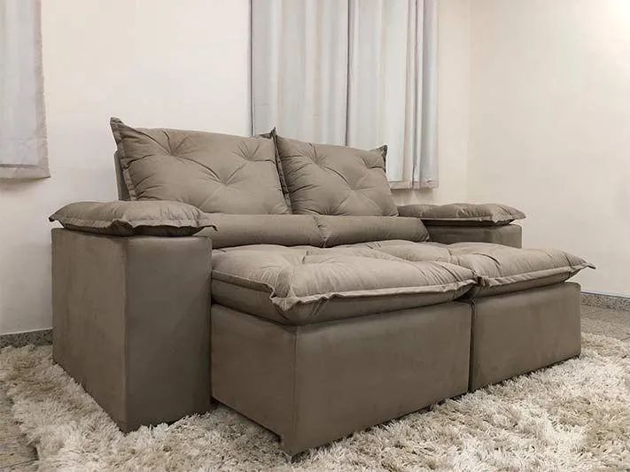 Sofás Reclináveis NOVOS - Conforto e Estilo! - Foto 2