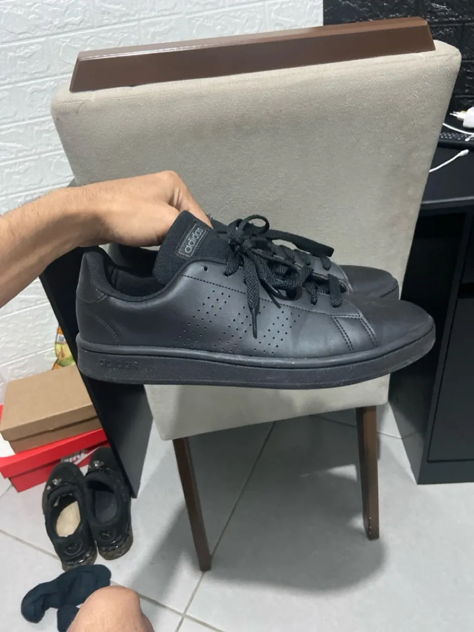 Adidas Ultimashow Tenis Adidas Preto Inteiro Colecao De Tenis