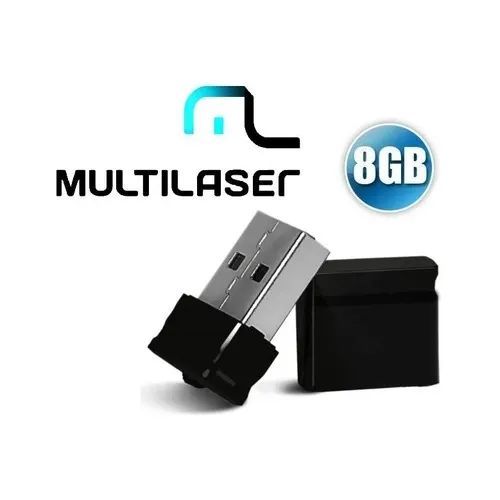Pendrive Multilaser Nano Pd053 8gb 2.0 Preto - Foto 2