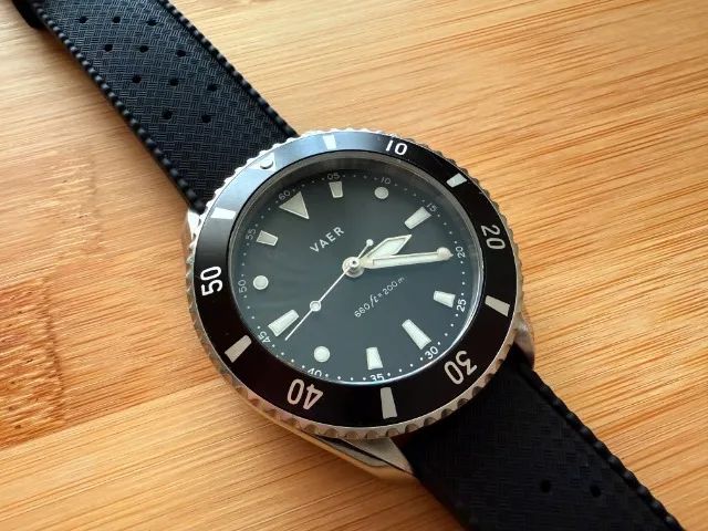 Vaer 42mm Dive Watch Inch Wrist How To Measure The Diameter Of A