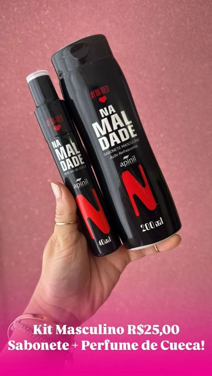Kit Morango Sabonete Ínt  e Perfume de Calcinha - Foto 3