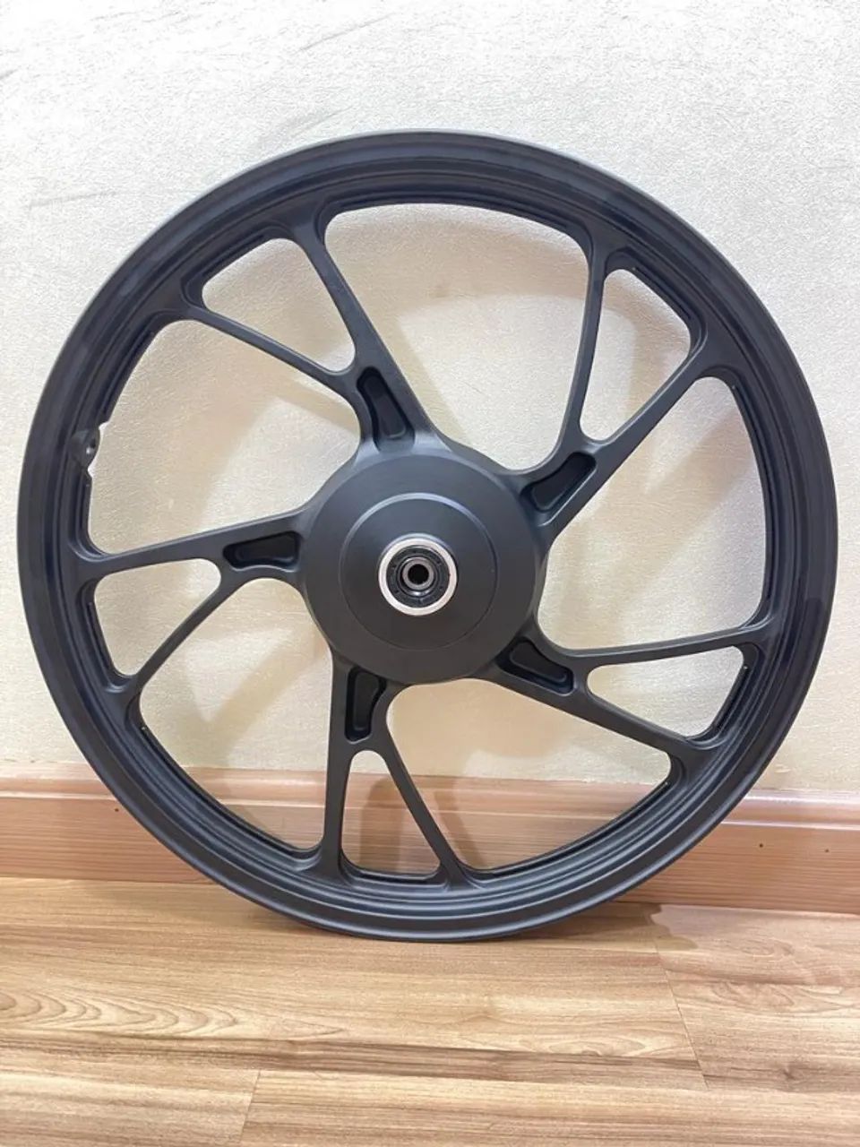Rodas de Titan 150/FAN 150 Pé de galinha PRETA - KS - Freio a Tambor