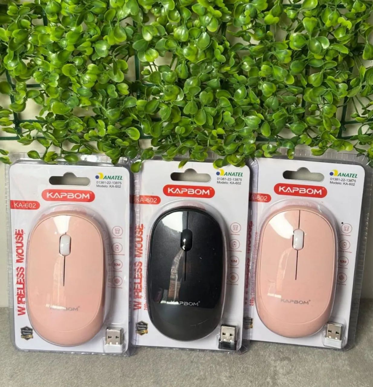 Mouse sem fio recarregável