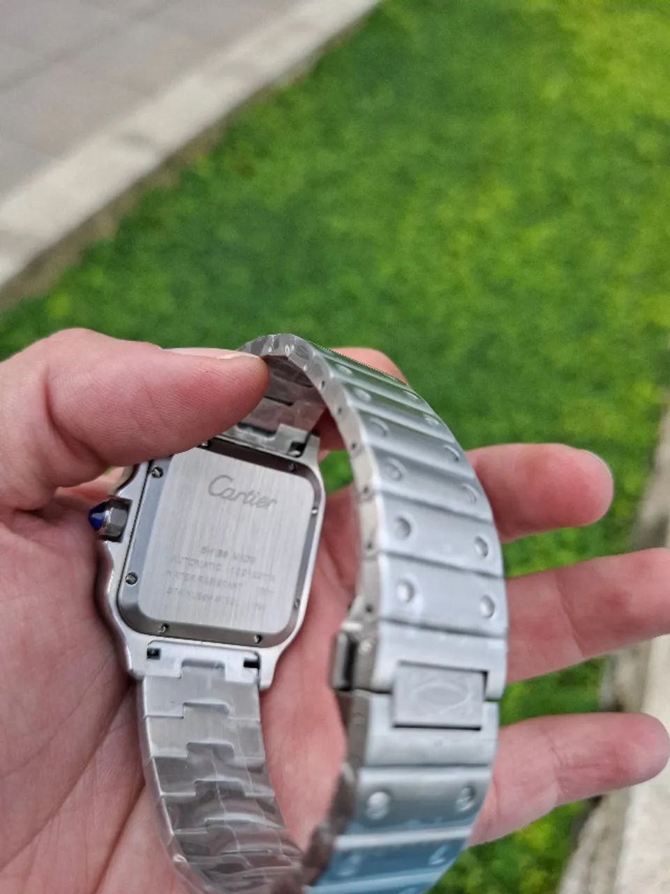 Relógio CARTIER SANTOS AUTOMÁTICO  - FUNDO BRANCO  - Foto 5