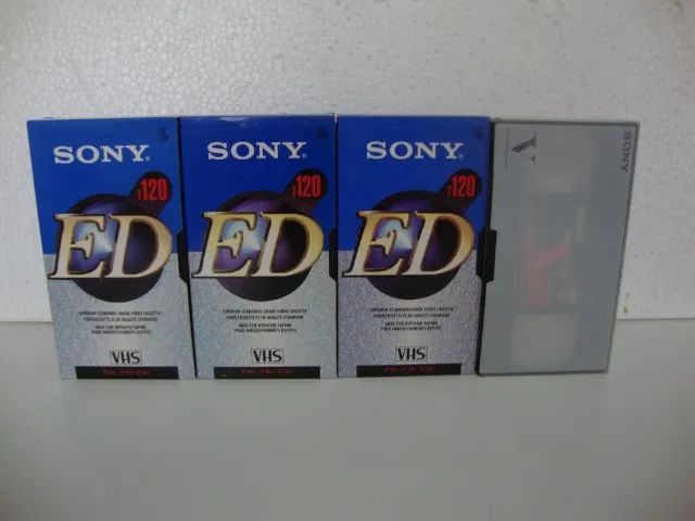 Lote Contendo 10 Fitas VHS Marca Sony T-120 (usadas) - Foto 2