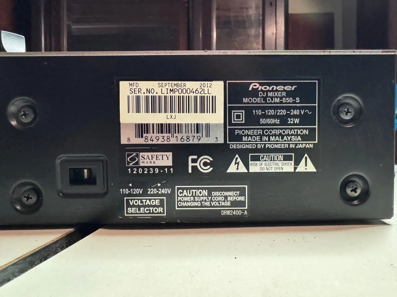 Mixer Pioneer DJM-850 - Equipamentos e Acessórios de Som