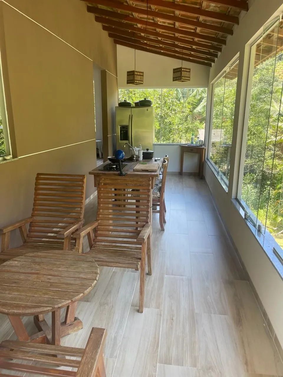 Casa com choupana interior de Alfredo Chaves E S  - Foto 4