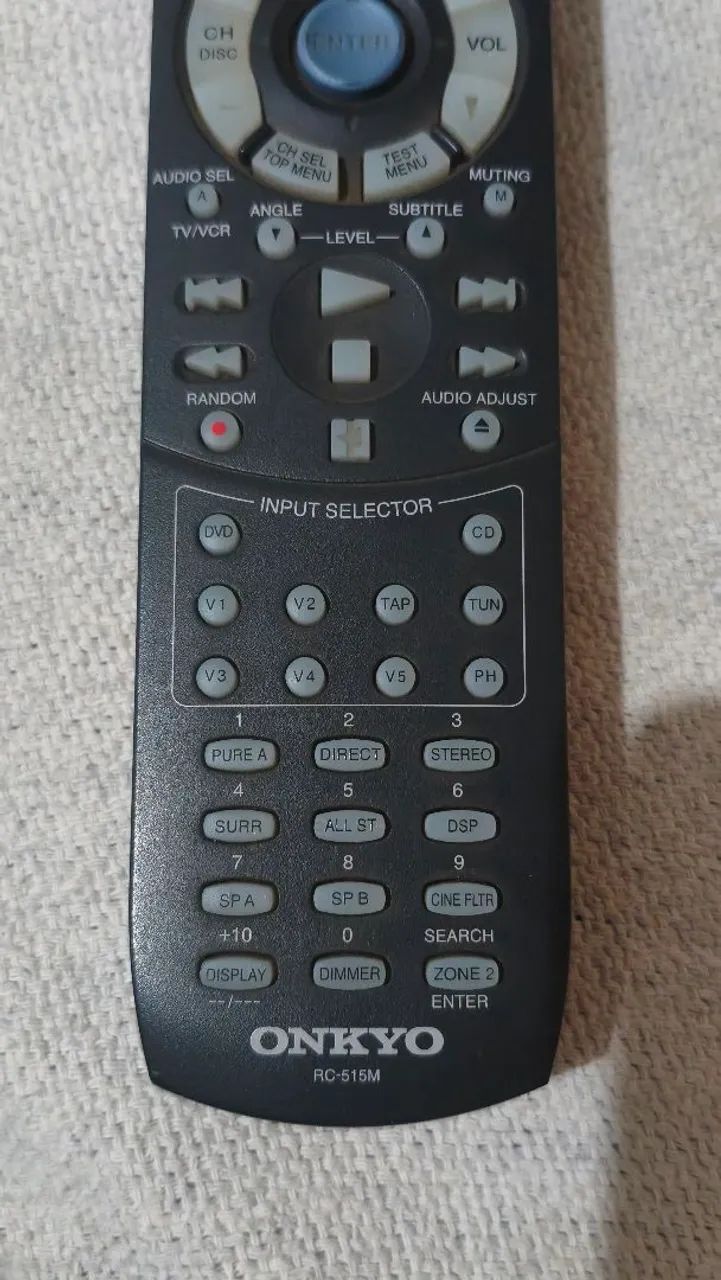 Controle onkyo para Receiver 