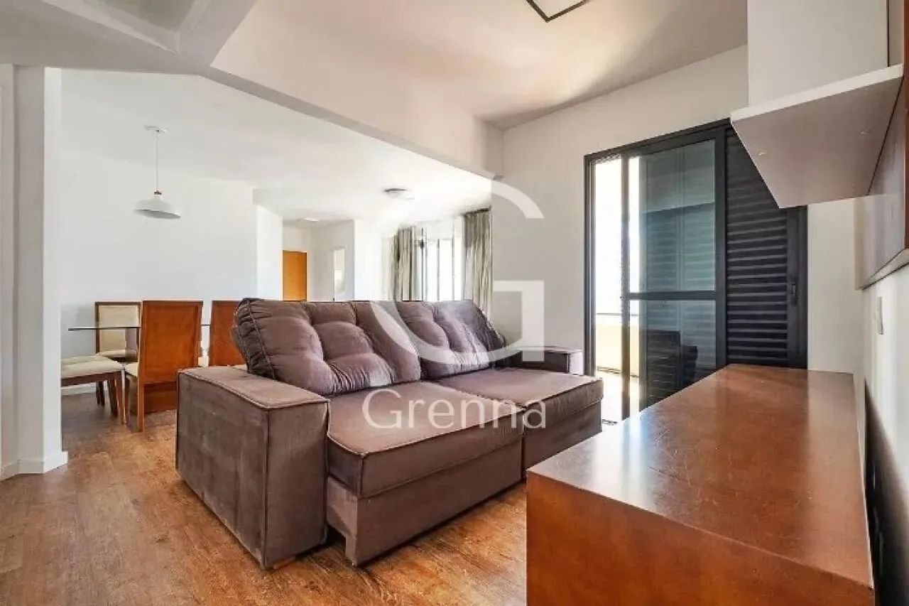 Apartamento mobiliado para locação com 120m², Pinheiros, São Paulo.