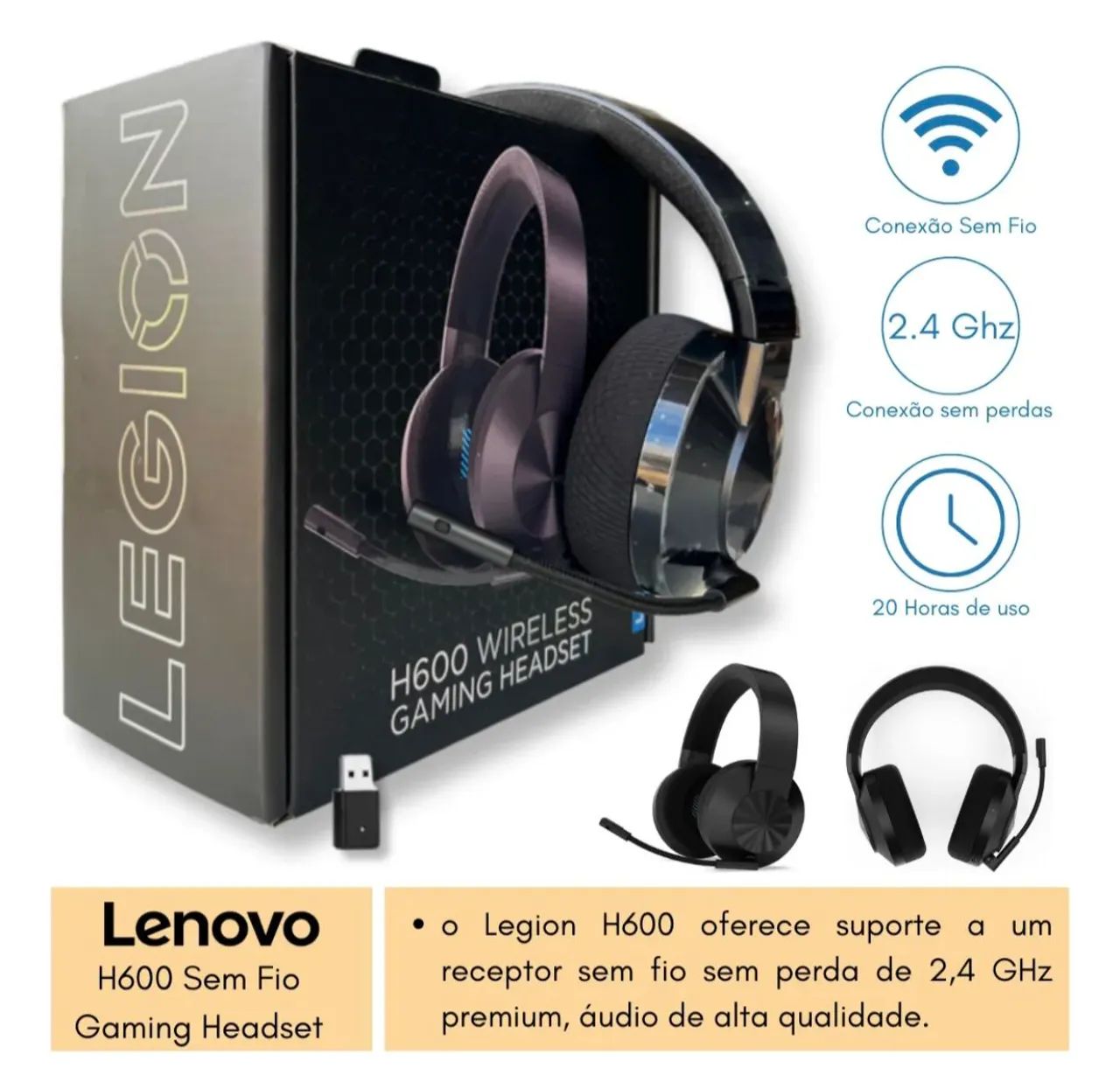 Fone de ouvido Legion H600 - Foto 3