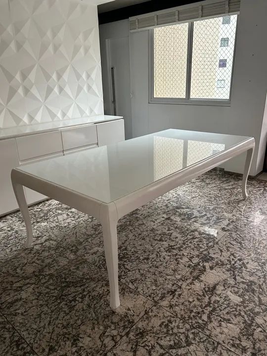 Mesa de jantar em madeira maçica  - Foto 2