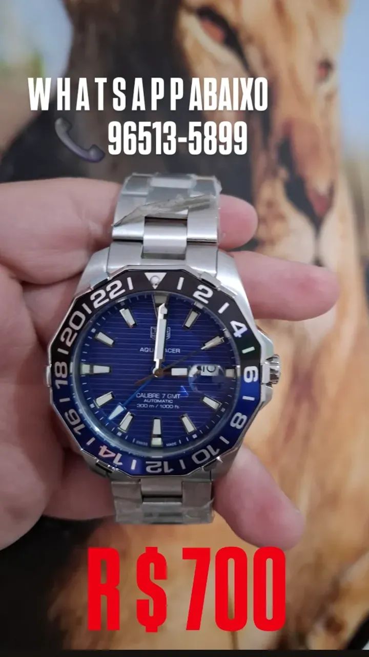Relógio TAG HEUER AUTOMÁTICO - MODELO AQUARACER CALIBRE 7