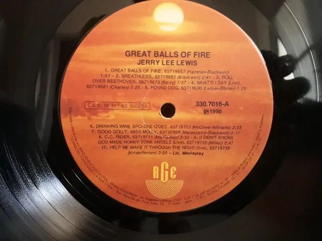 lp Jerry lee lewis great balls of fire - Foto 3
