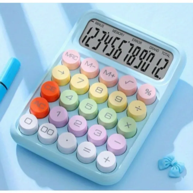 CALCULADORA SOLAR KK-2280 - EFICIÊNCIA COM ESTILO RETRÔ!