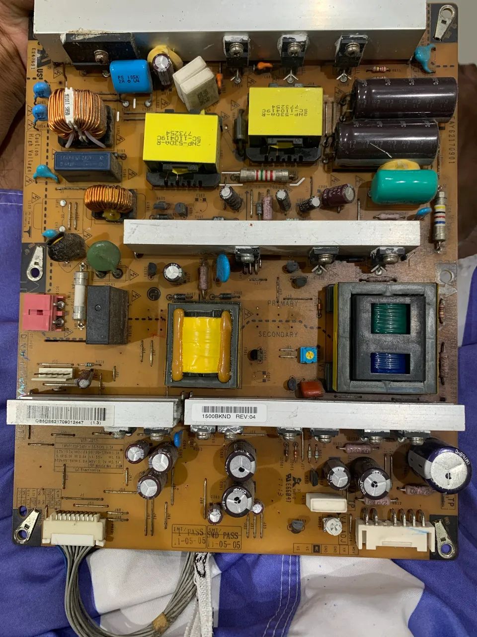 Placa Fonte TV LG modelo: 42pt250b - Foto 2