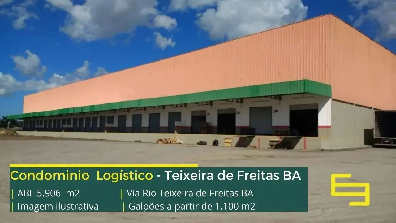 Aluguel de galpão em Teixeira de Freitas - BA