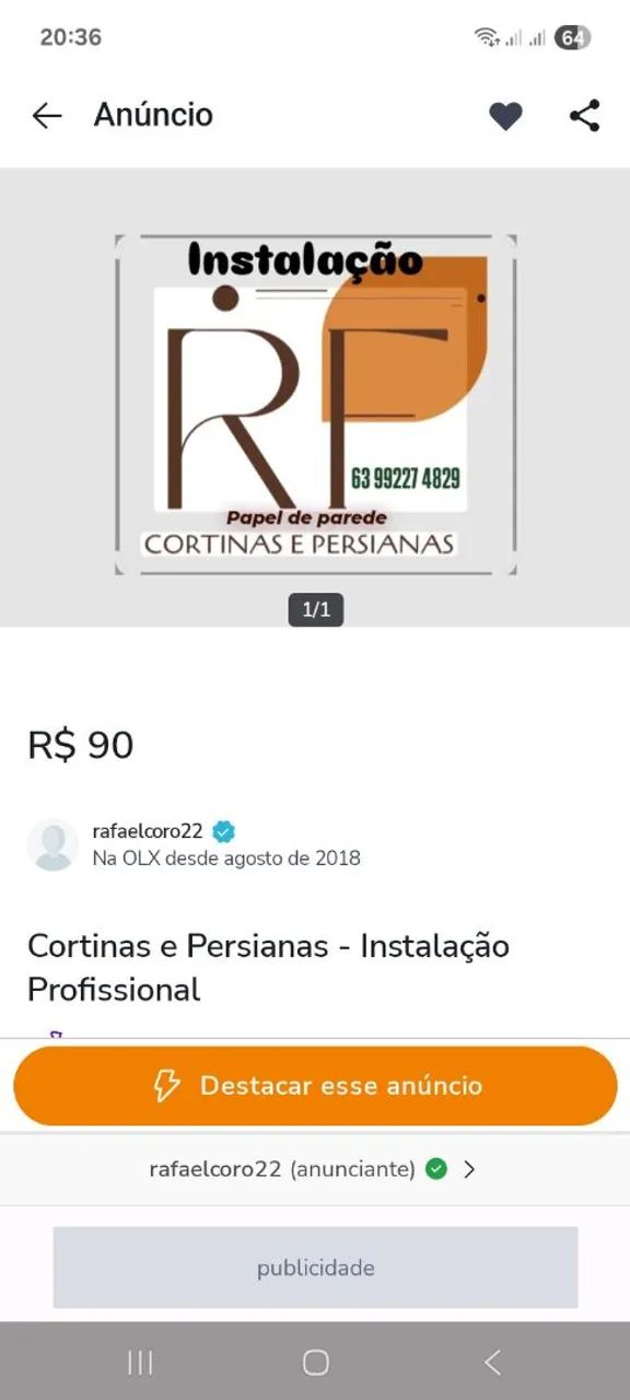 Cortinas e Persianas - Instalação Profissional - Foto 3