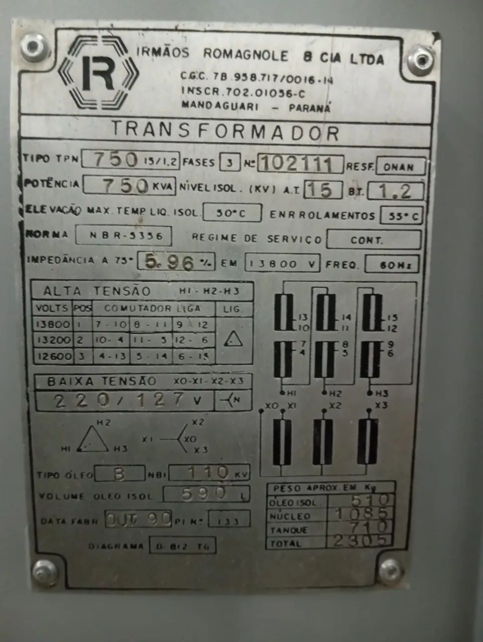 Transformador 750kVA - Foto 6