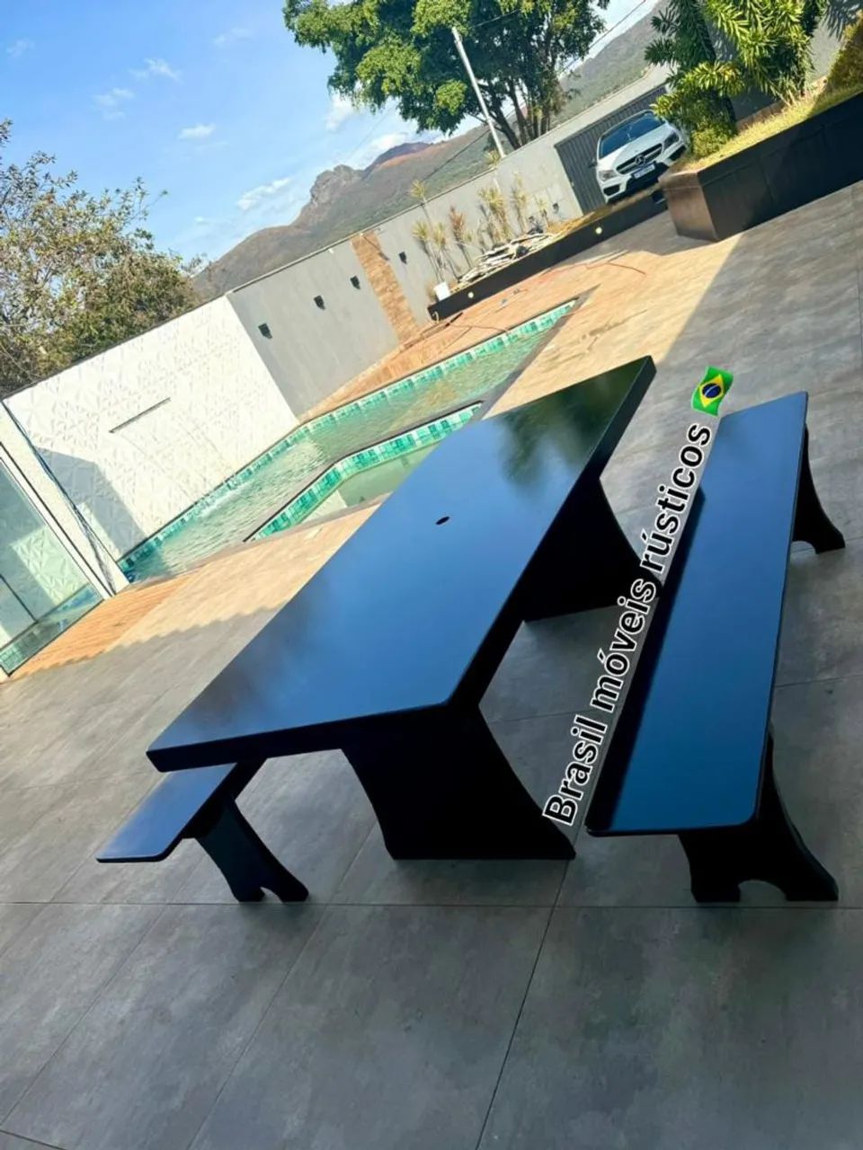 Conjunto de Mesas para Área Externa - Piscina e Jardim - Foto 5