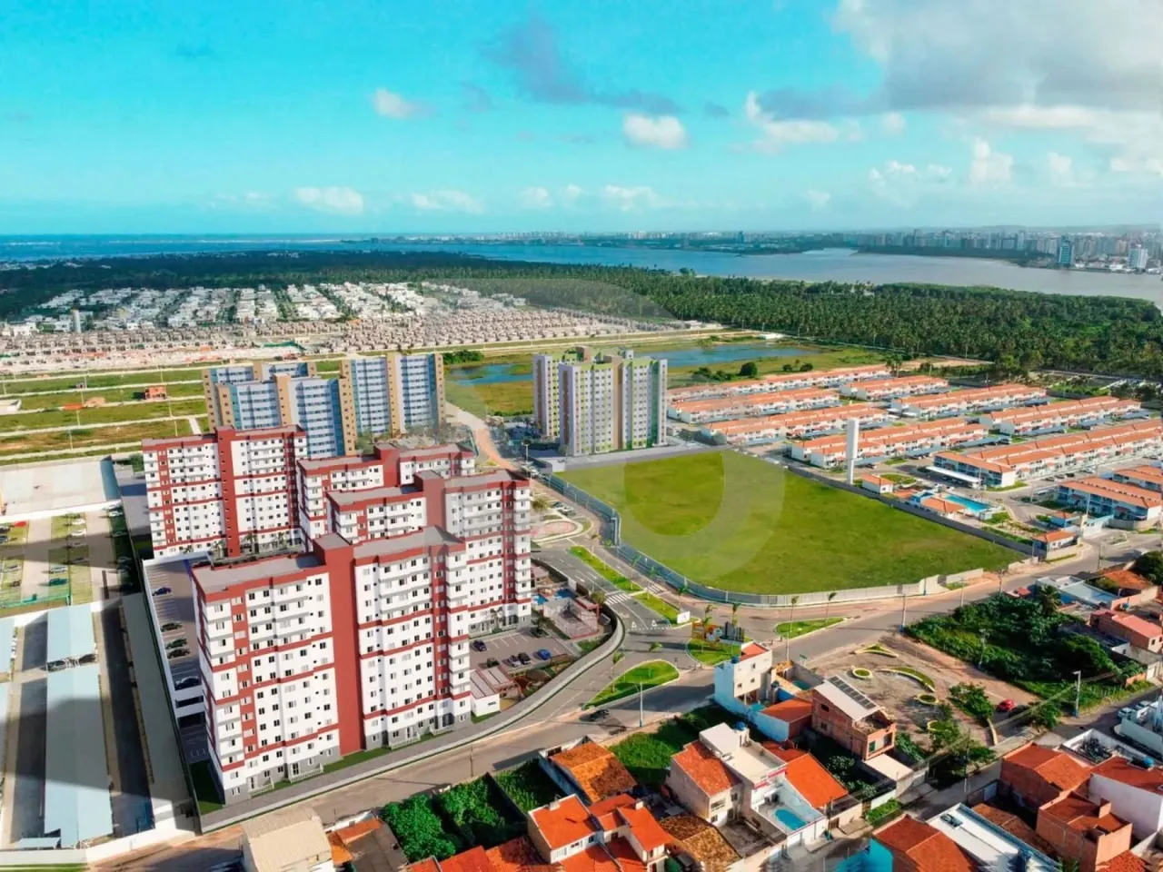 Pérolas do Mar: Apartamento com Elevador, Vaga de Garagem e Piscina