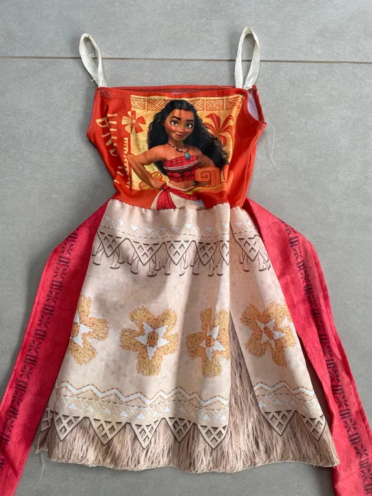 Vestido Fantasia Moana - Disney Princesa