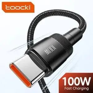 Cabo USB-C para Celular PD 100W Tocki - Carregamento Rápido - Foto 3