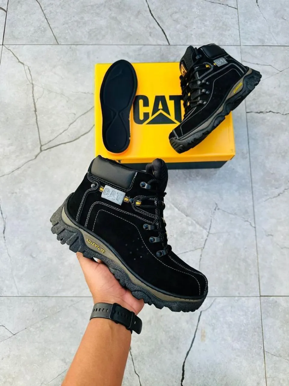 Bota Caterpillar Adventure Black