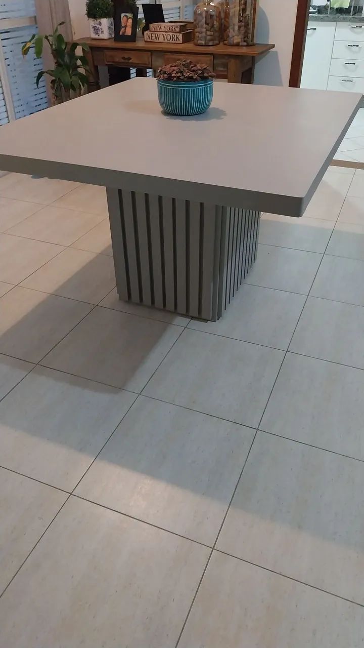 Mesa de Jantar Quadrada Moderna - Foto 2