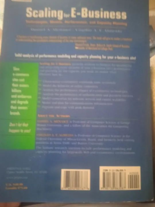 Livro Scaling for E-Business: Technologies, Models, Performance, and Capacity Planning - Foto 2