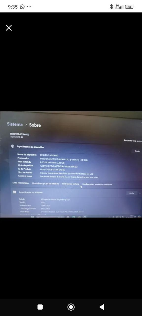 Vendo notebook Acer Aspire i5. em bom estado, ideal para estudar, trabalhar, jogar - Foto 3