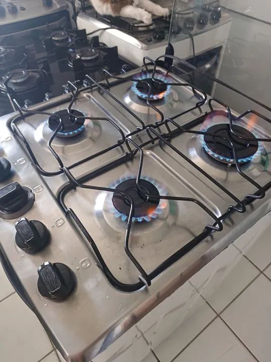 Fogão Continental 4 Bocas Branco - s.novo  - Foto 5