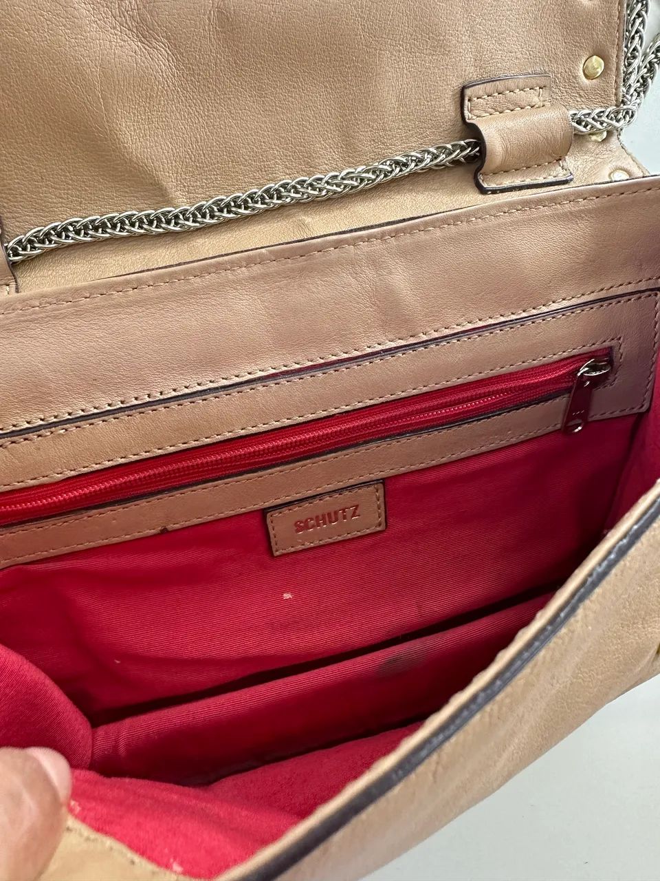 Bolsa Schutz - Beje com laço - Foto 5