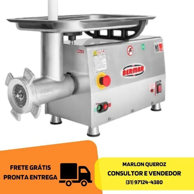 Moedor de Carne Bermar para Carnes Inox
