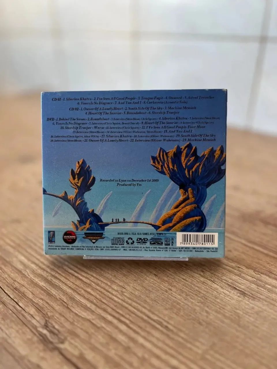 CD + DVD Yes - In The Present - Live From Lyon (Usado) - Foto 2