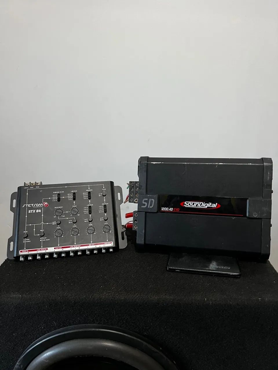 Som Auto Completo Grave Amplificador Crossover - Foto 4