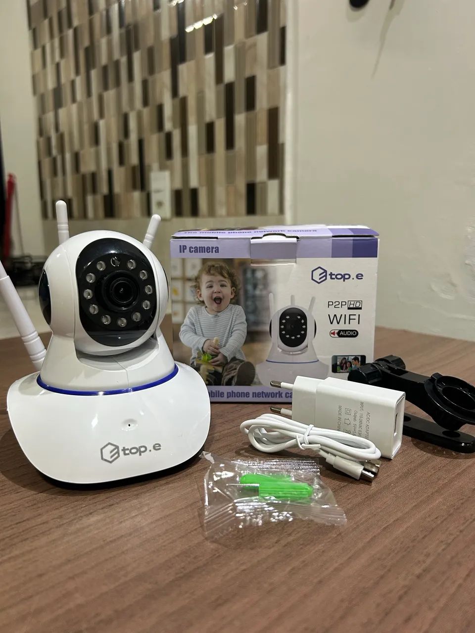 CAMERA DE SEGURANÇA WIFI IP 3 ANTENAS
