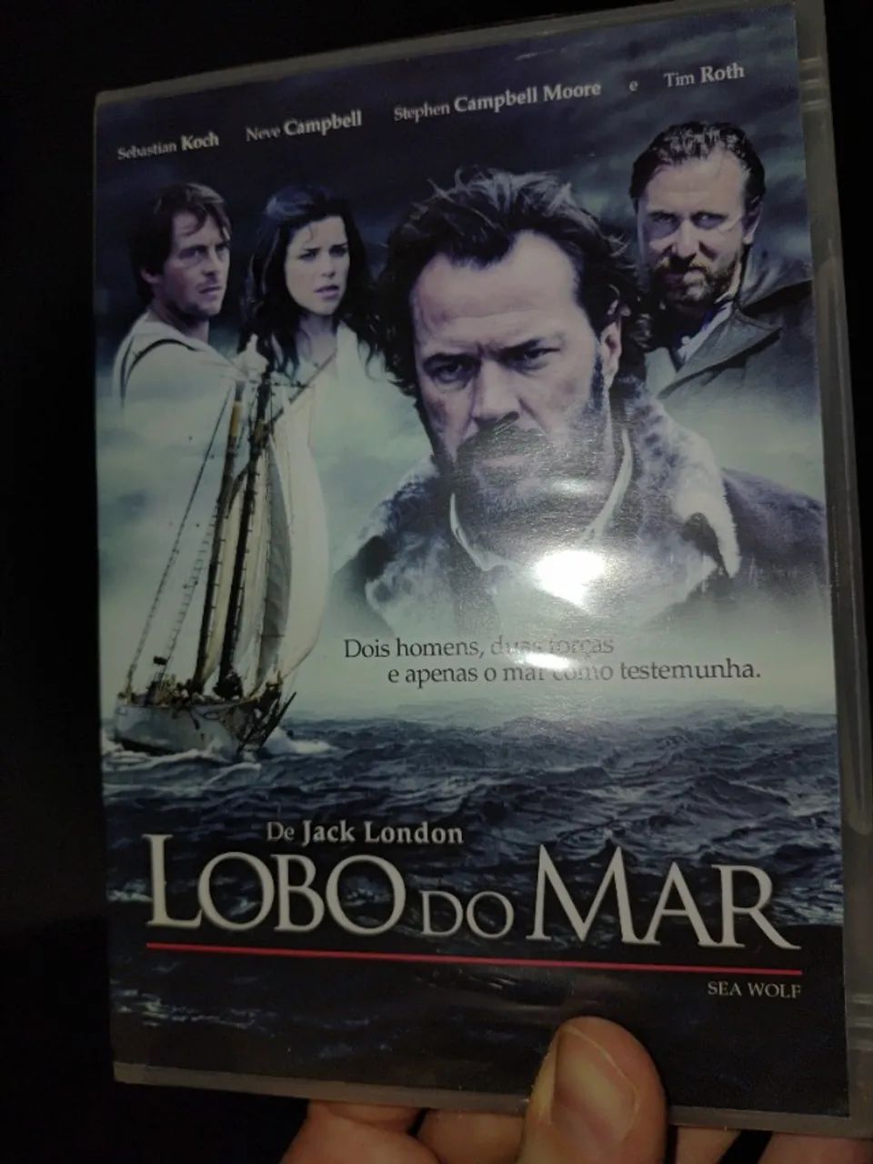 Dvd o lobo do mar (lacrado)