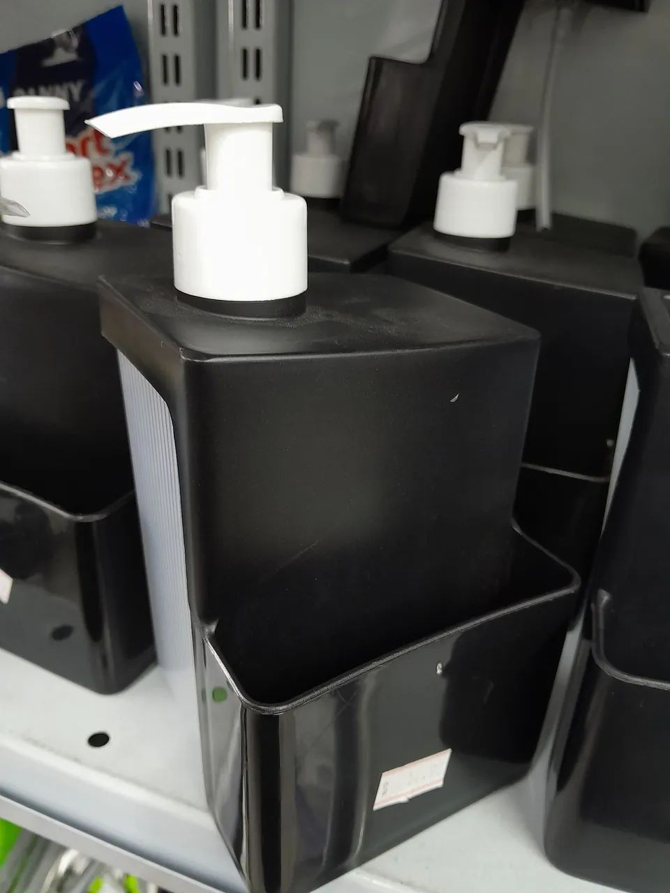 Porta Detergente Líquido Dispenser de Sabão para Cozinha com Compartimento para Esponja  - Foto 3