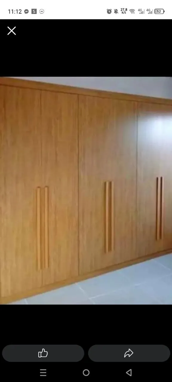 Guarda-Roupa 100% MDF novo lacrado Amadeirada