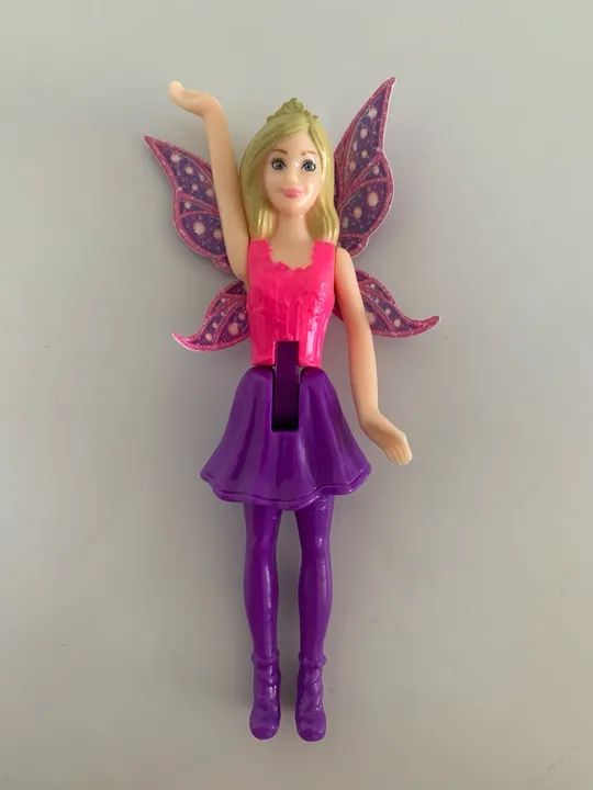 Boneca Barbie Fada com Asas brinquedo infantil menina menino