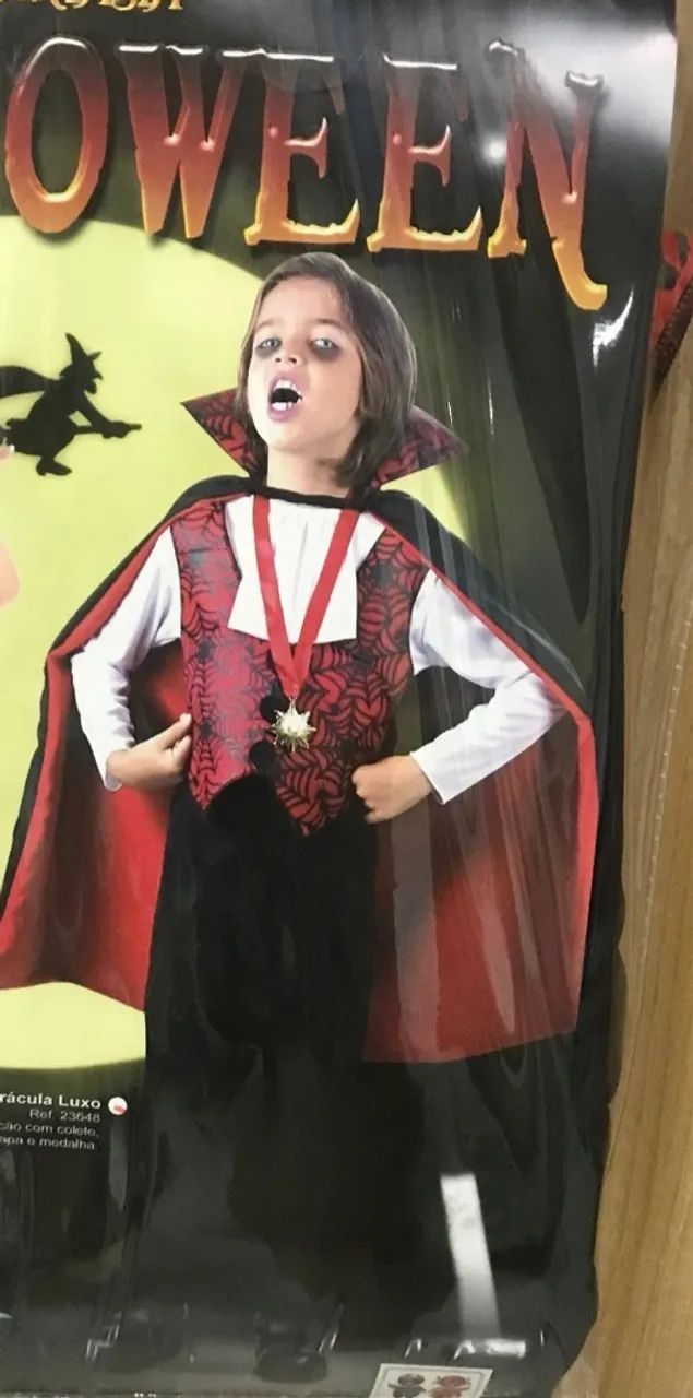 Fantasia de luxo Drácula - Foto 3