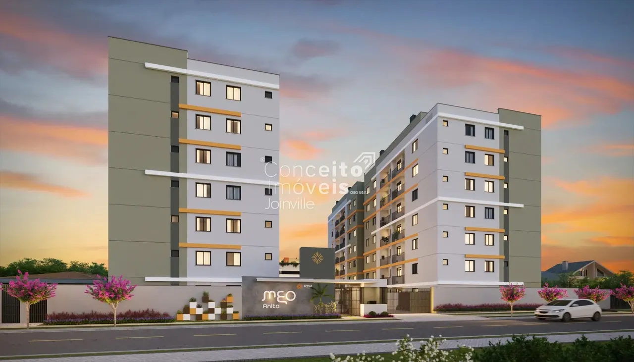 Condomínio MEO Anita no Anita Garibaldi Joinville 95,244m²