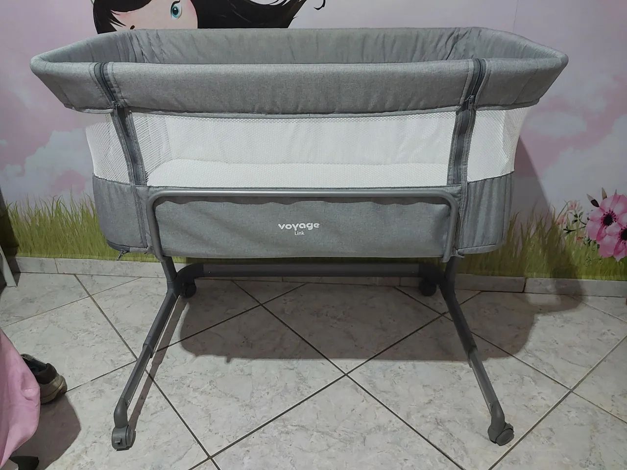 Berço acoplado a cama - Voyage 