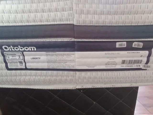 Colchao Solteiro Ortobom Liberty - Molas Superpocket - sempre com protetor - Foto 3