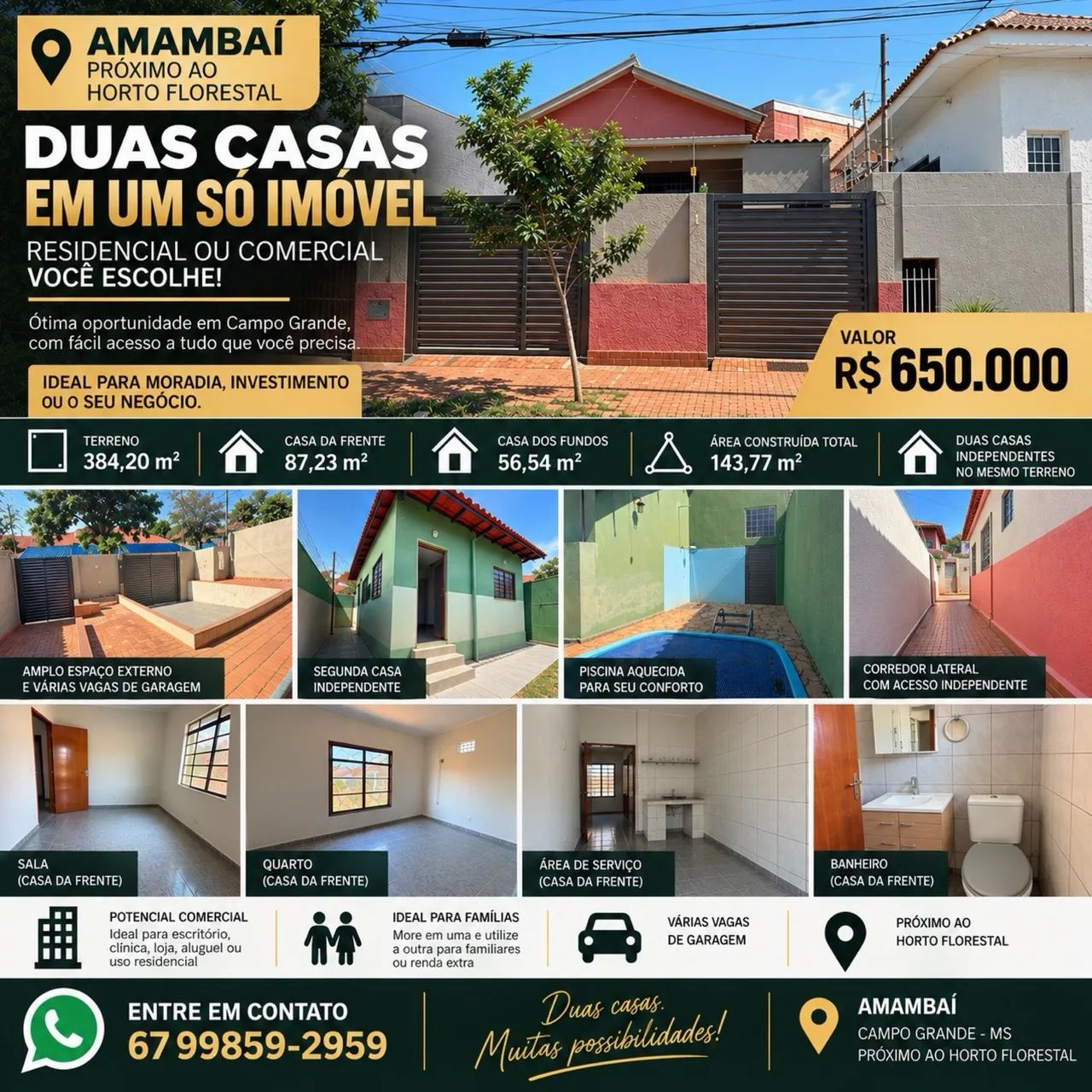 Duas casas pelo preço de uma. Direto com proprietário - Foto 5