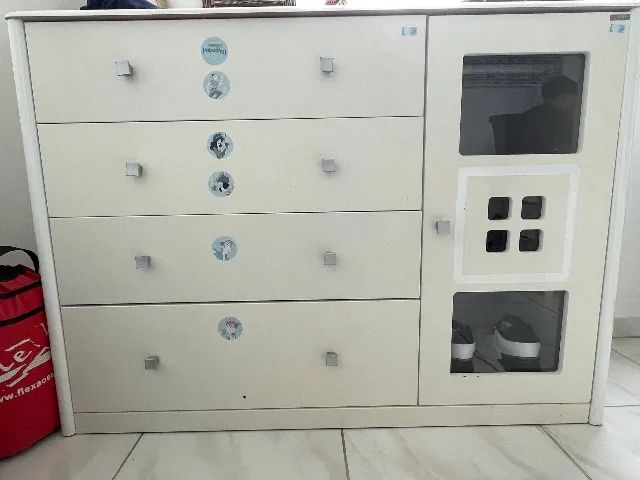 Roupeiro e cômoda para quarto infantil - Foto 3