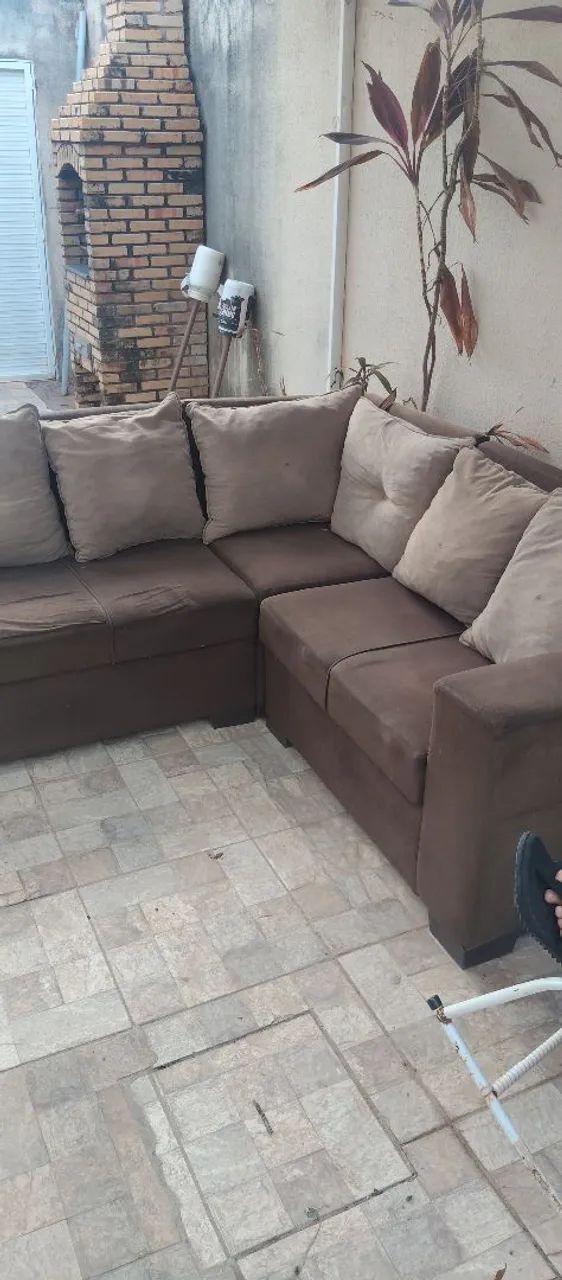 Vendo sofá em L 65153856177411121