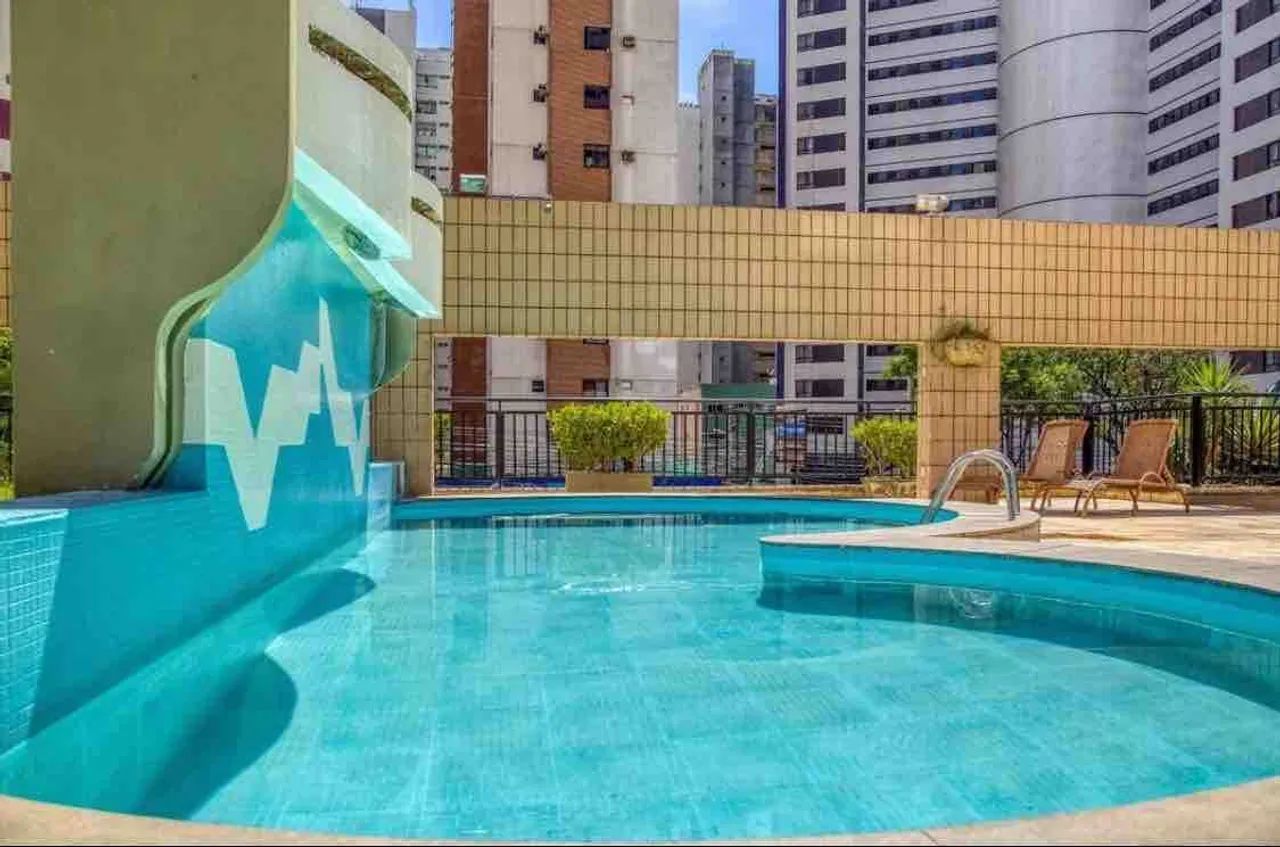 Flat Meireles a poucos passos da Praia  Edifício Cobiçado agrada em tudo pode pagar em 6 x - Foto 8