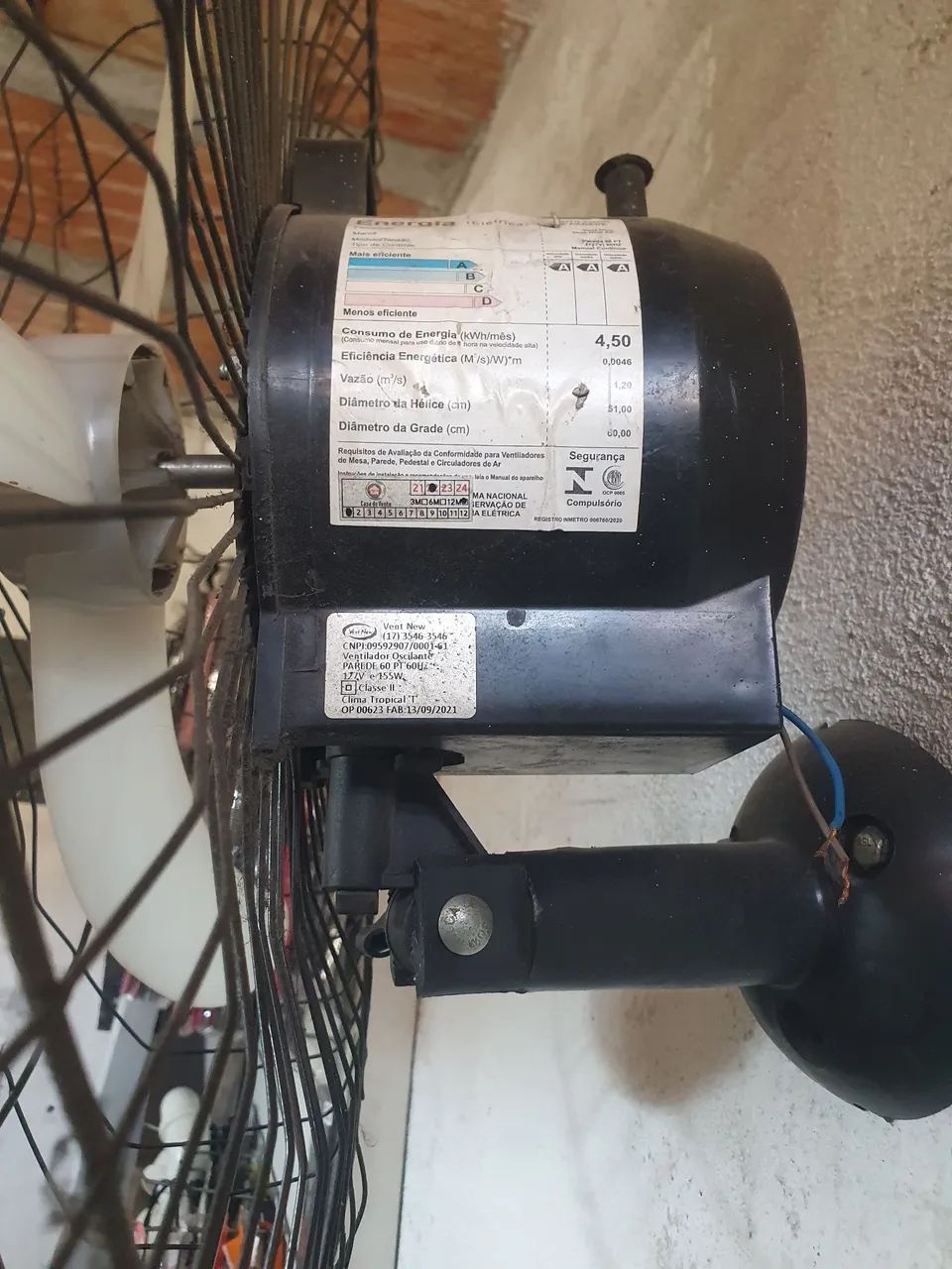 Ventilador 60cm de parede - Foto 2