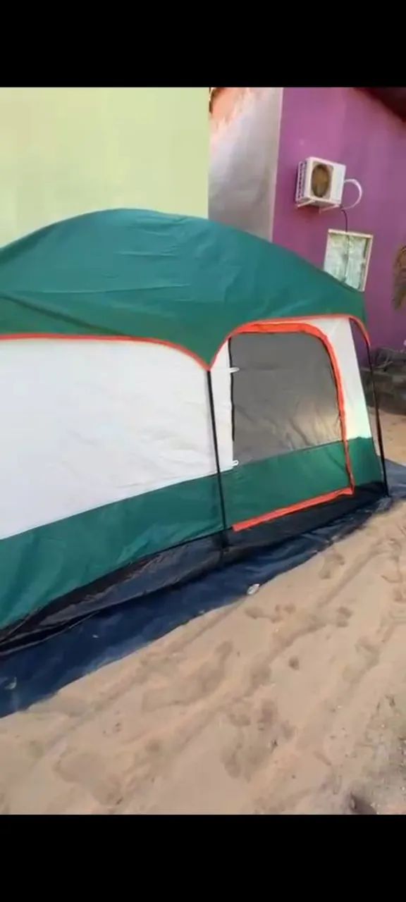 Barraca de camping grande 